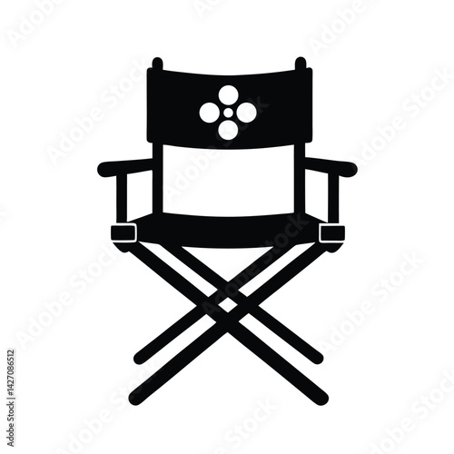 Film Director's Chair Icon Symbol