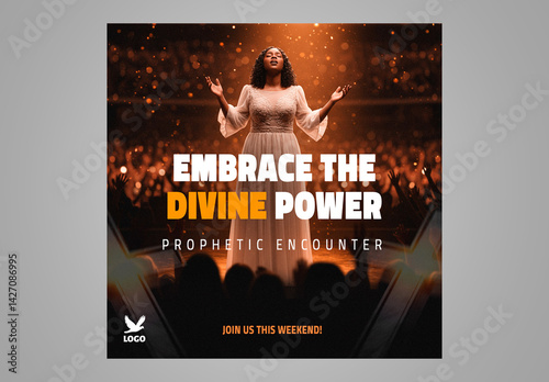 Prophetic Church Flyer Social Media Template 