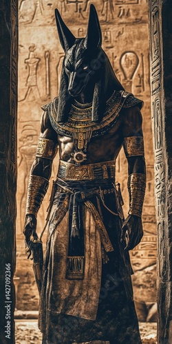 Anubis with Guardian of the Underworld.