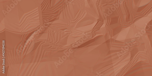 Abstract Crumpled Foil Texture Soft. Recycled packaging, horizontal kraft page texture, wrapping paperboard.