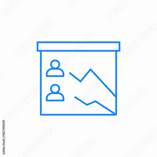 business growth icon sign vector