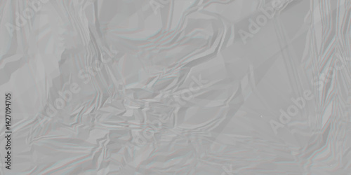 Abstract Crumpled Foil Texture Soft. Recycled packaging, horizontal kraft page texture, wrapping paperboard.