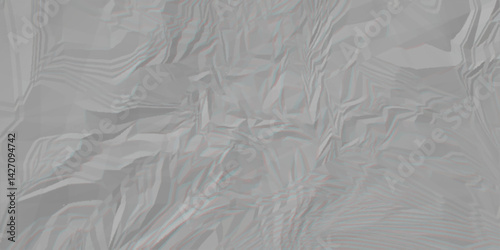 Abstract Crumpled Foil Texture Soft. Recycled packaging, horizontal kraft page texture, wrapping paperboard.