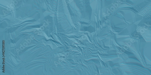 Abstract Crumpled Foil Texture Soft. Recycled packaging, horizontal kraft page texture, wrapping paperboard.