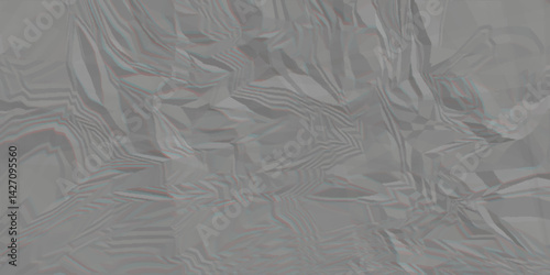 Abstract Crumpled Foil Texture. Abstract Grey Background