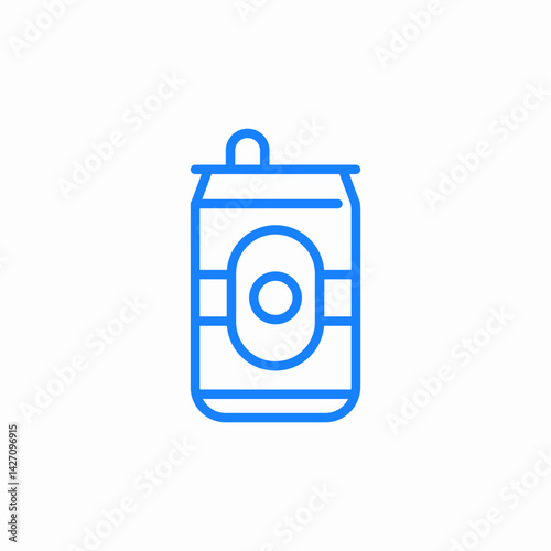 soda can icon sign vector