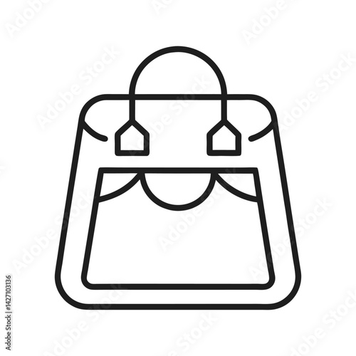 vector illustration of a shopping bag