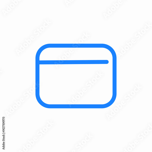 credit card icon sign vector