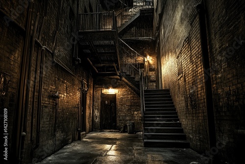 Dark Alleyway Mystery Urban Decay  Shadows.