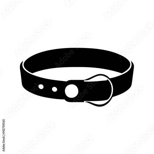 belt icon, belt silhouette vector illustration-simple silhouette illustration of belt,belt vector