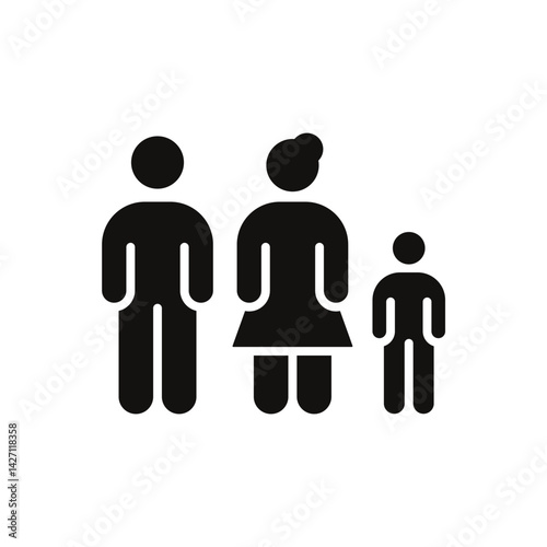 family icon collection .design style with background