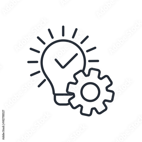 intellectual property icon collection .design style with background