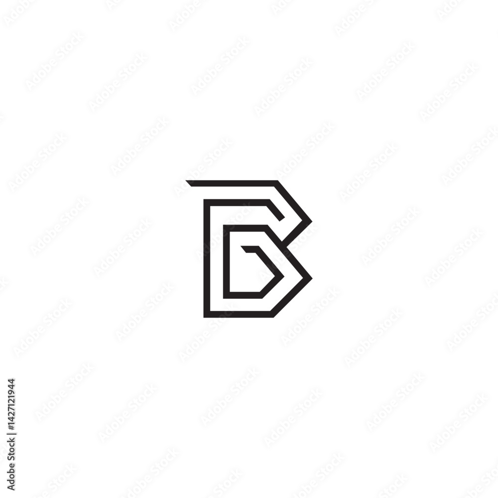B BF Letter monogram Initial Logo Design Template Vector Illustration. B BF elegant and Professional icon design B BF Letter monogram Initial Logo Design Template Vector Illustration. B BF elegant and Professional icon design