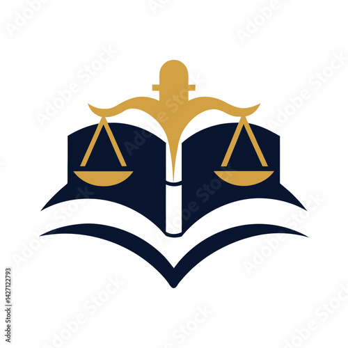  legal service and law firm logo icon