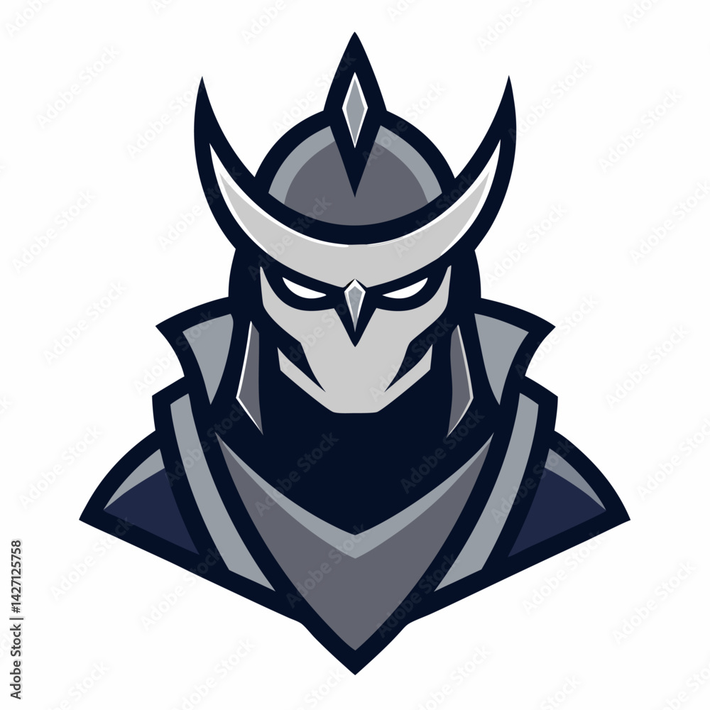 Obraz premium Knight illustration: A striking illustration of a medieval knight, capturing the essence of valor, protection, and the medieval age. This image evokes a sense of history and heroic fantasy.