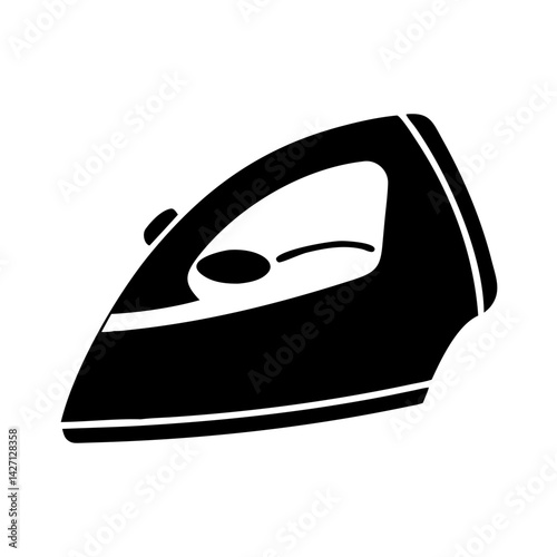 iron icon, iron silhouette vector illustration-simple silhouette illustration of iron,iron vector