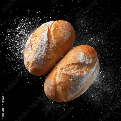 Obraz na płótnie brötchen, weißbrot, mehl, helles brot, gluten, brot, essen, isoliert, weiß, baked, backstube, frühstück, brötchen, backwaren, frisch, weizen, braun, faulenzen, mahl, kuchen, kuchen, brotzeit, crust, l w salonie