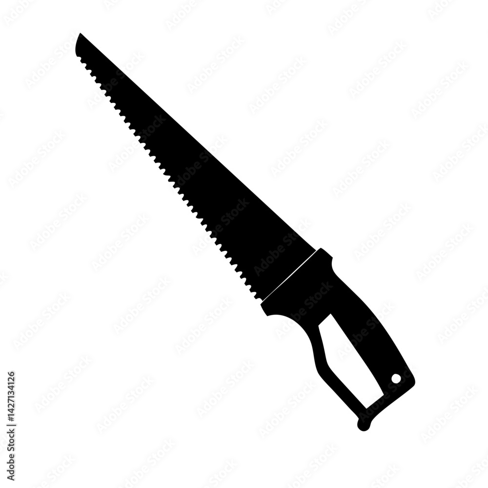 saw icon, saw silhouette vector illustration-simple silhouette illustration of saw,saw vector saw icon, saw silhouette vector illustration-simple silhouette illustration of saw,saw vector