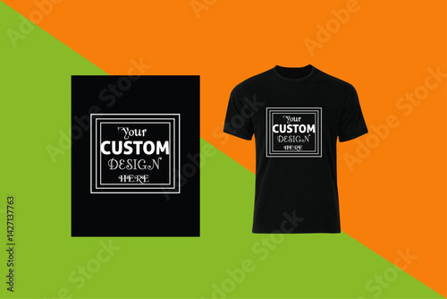 Life is short. Ride fast. Typography t-shirt design Ready to print. Modern, lettering t shirt vector illustration isolated on black template view. Apparel calligraphy Texture text