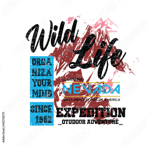 Urgent exit t shirt design, vector illustration artistic element retro art, to be great, brooklyn, increase, urban, sport division, underground, freedom, nyc, new york city.