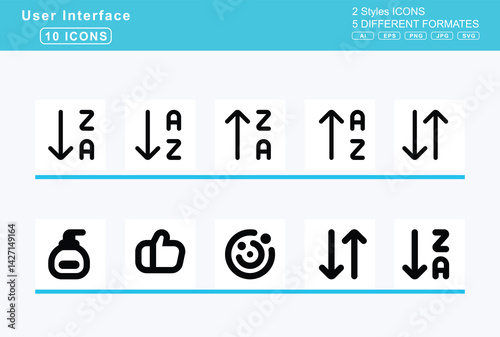Set of 5 solid user interface icons,snowman, head, snowmobile, snowplow, soap