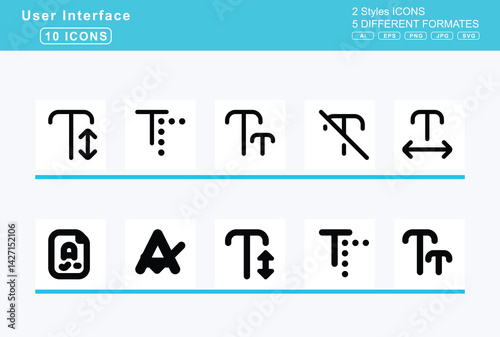 Set of 5 solid user interface icons,tennis, terminal, terrace, test, tube