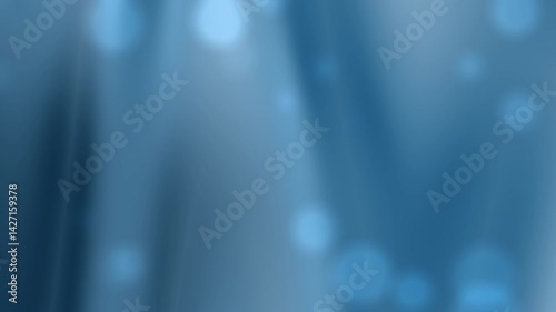 abstract blue background animation with bokeh effect