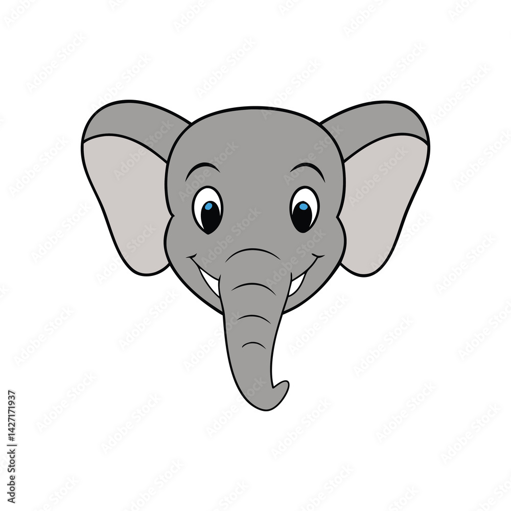 Fototapeta premium cartoon elephant cartoon