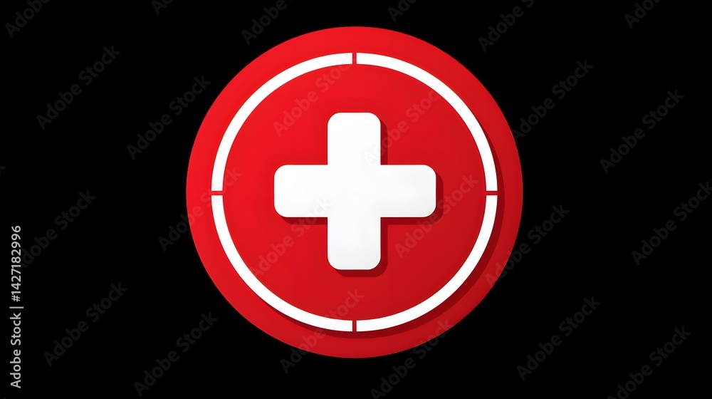 Professional Plus Stamp Vector Icon in Flat Style for Design Projects Professional Plus Stamp Vector Icon in Flat Style for Design Projects