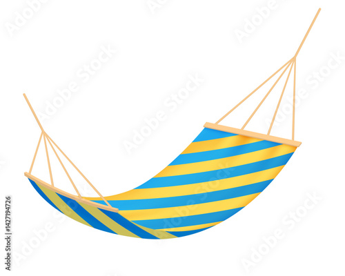 Striped Hammock for Relaxation