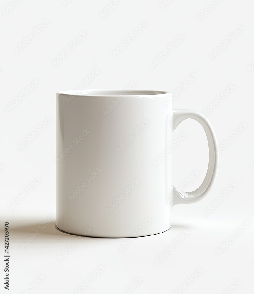 Plain white coffee mug on white background. (1) Plain white coffee mug on white background. (1)