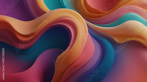Gradient Mesh Abstracts – Smooth fluid color blends with modern, minimal vibes.