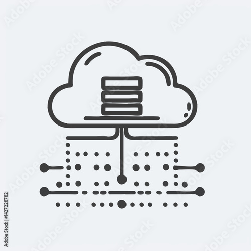 Cloud Computing Database Server Network Data Storage Backup Technology