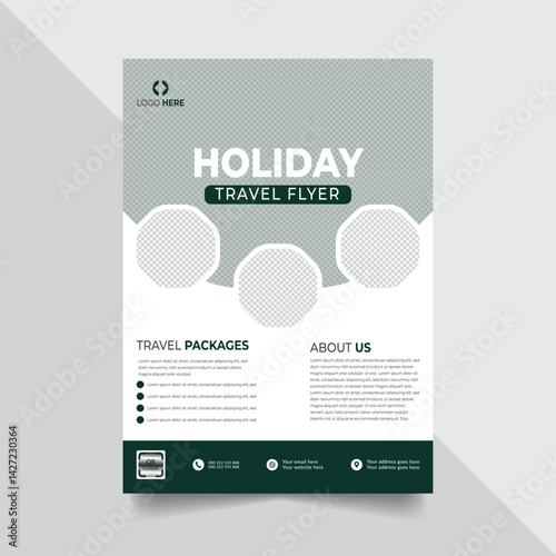 Minimalist Travel Agency Flyer
Clean Poster Template for Holiday Packages
