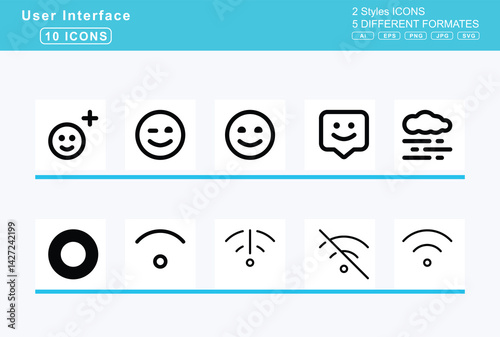 Set of 5 rounded user interface icons,skull, crossbones, slash, sledding, sleigh, sliders, h, square