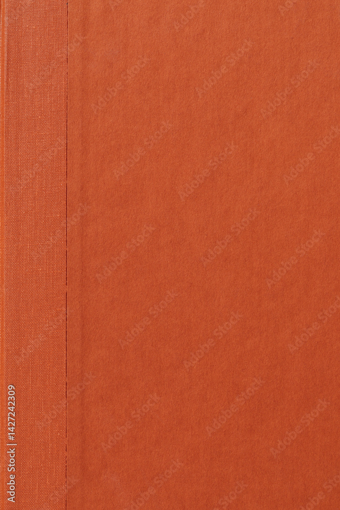 Fototapeta premium rustic brown orange hardback book cover