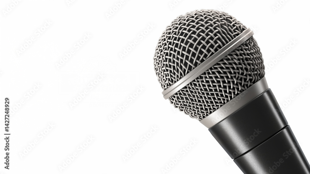 Professional studio microphone on white background. Ideal for podcast, music, voiceover, webinar thumbnails, or tech-themed advertising.
Professional studio microphone on white background. Ideal for podcast, music, voiceover, webinar thumbnails, or tech-themed advertising.