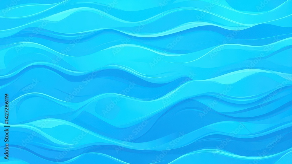 Dive into summer with a vibrant turquoise sea waves poster, showcasing shimmering ripples and a modern, abstract design. Dive into summer with a vibrant turquoise sea waves poster, showcasing shimmering ripples and a modern, abstract design.