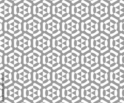 Abstract geometric pattern. Seamless geometric pattern. Geometric circle pattern. Islamic pattern