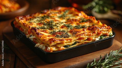 Delicious Homemade Butternut Squash and Spinach Lasagna