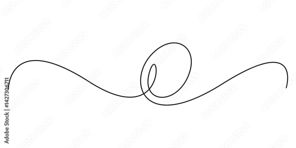 Fototapeta premium Continuous one line drawing of egg. Single line art egg. Graphic design vector illustration