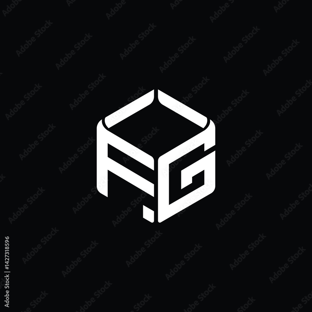 Modern Geometric Tech Logo Design Modern Geometric Tech Logo Design