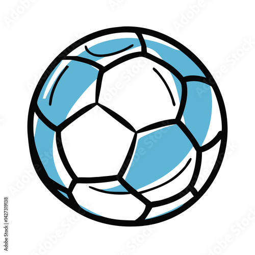 Soccer ball illustration representing the sport and gaming culture