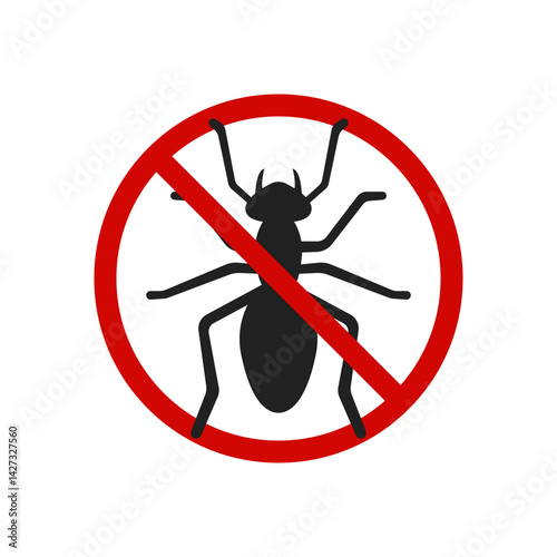 Pest control sign