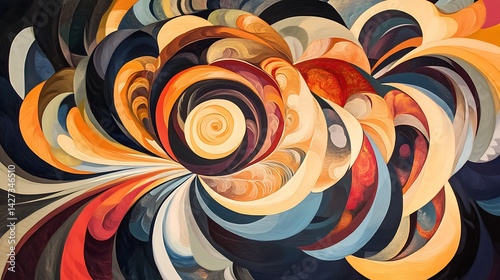 colorful abstract swirl