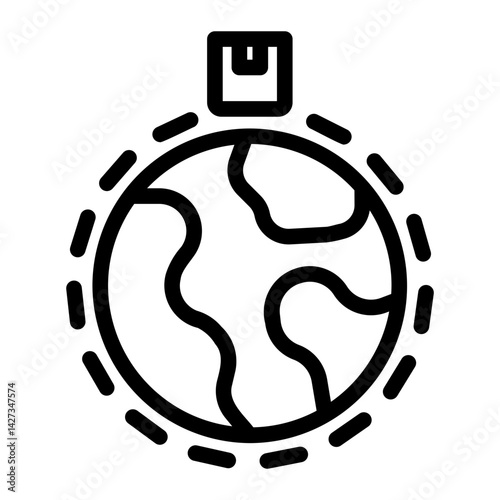 international Line Icon
