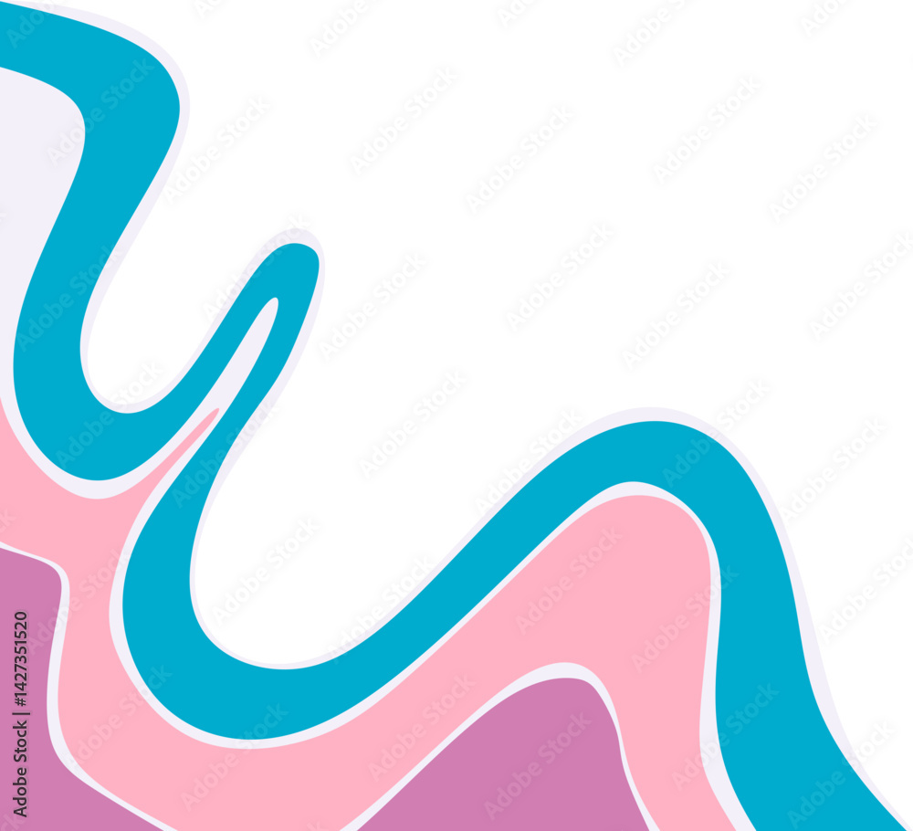 Wavy Corner Border Wavy Corner Border