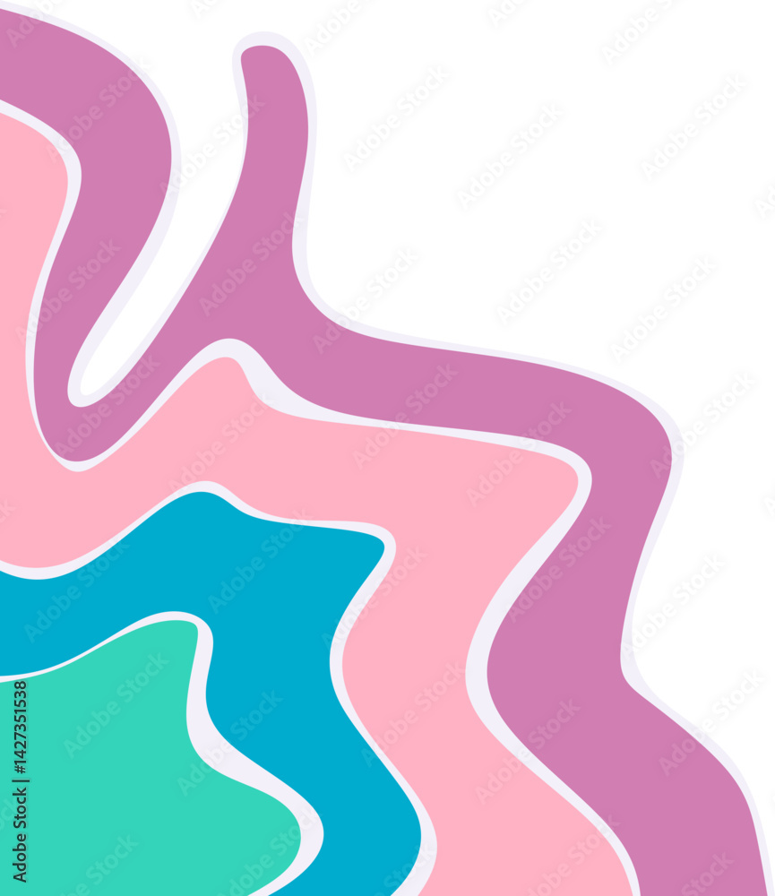 Wavy Corner Border Wavy Corner Border