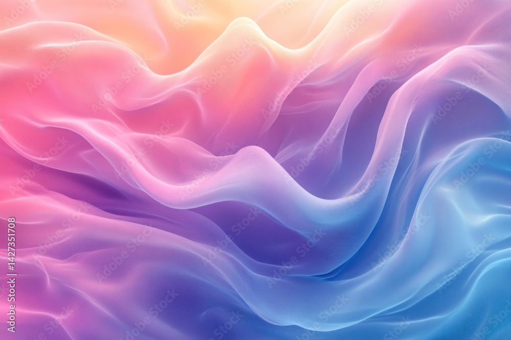 Abstract flowing fabric, pastel colors Abstract flowing fabric, pastel colors