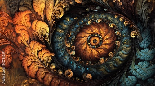 colorful abstract swirl